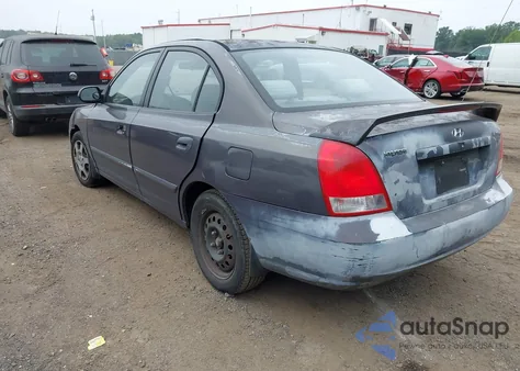2003 Hyundai Elantra Gls/Gt из США, поврежденный, VIN KMHDN45D03U498411